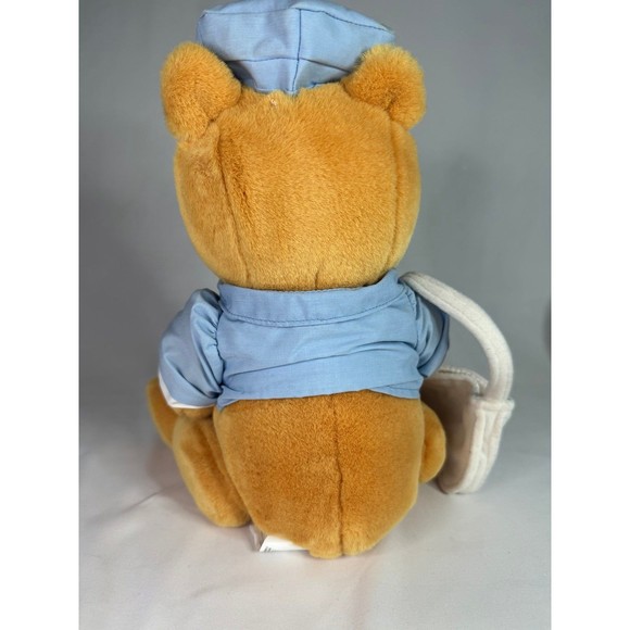 Winnie the Pooh It's A Baby Boy Birth Announcement Mail Carrier Plush Pooh Bear - Picture 4 of 5